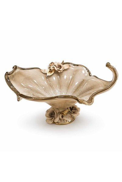 Royal London White Cristal CAPPUCİNO MURANO GONDOL 17*35CM
