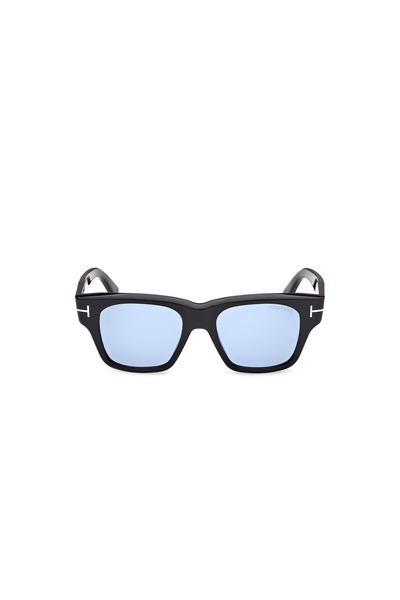 Tom Ford نظارة شمسية للرجال من كاين-02 FT1280 01V باللون الأسود والأزرق