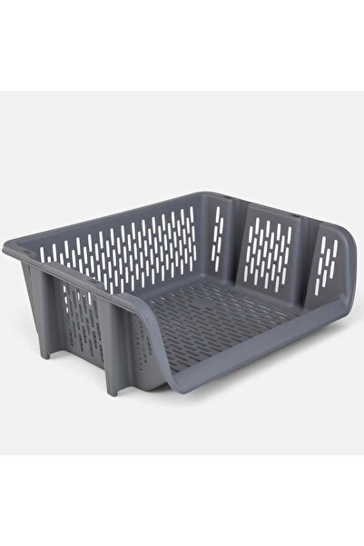 OEM Cos din Plastic Antracit Stivuibil 39x30,5x13cm