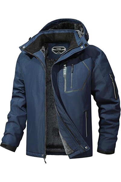 GENERAL Men's Ski Jacket Winter Warm Snow Coat Waterproof Windbreaker Hooded ...