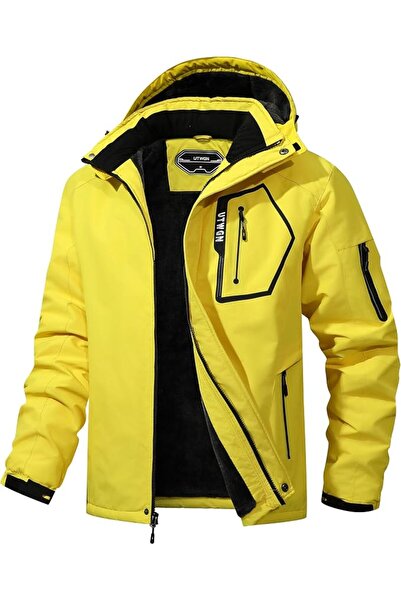 GENERAL Men's Ski Jacket Winter Warm Snow Coat Waterproof Windbreaker Hooded ...