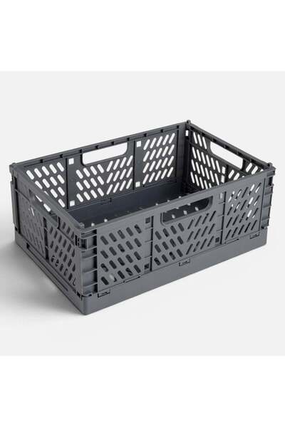 OEM Ladita Pliabila din Plastic Gri 6,5L