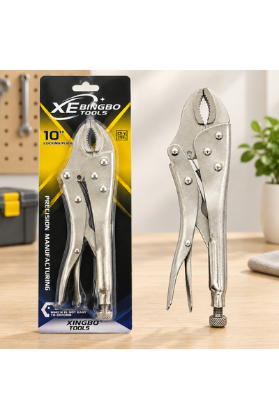 250 mm Kilitli Ayarlı Pense (Krom, Komple Metal)