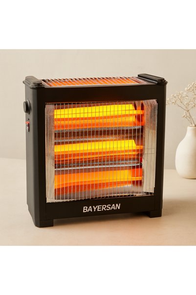 Elektrikli Şömine Isıtıcı Soba 2400W (3+1 Çubuk)