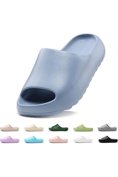 GENERAL Cloud Slides for Kids,Pillow Slippers Open Toe Comfy Soft Spa Slipper...