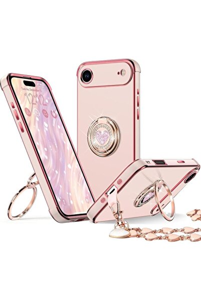 GENERAL جراب ELEPIK 6D-Stand Series لهاتف iPhone 17 مع مسند حلقي مزدوج، [حزام...