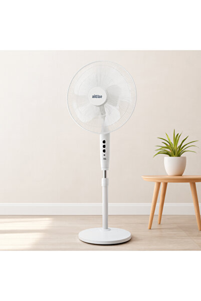 16'' 5 Pervaneli Ayaklı Vantilatör - Sessiz, 140 cm, 3 Kademe