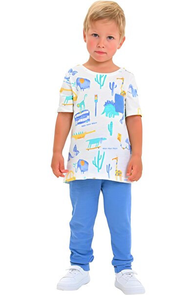 GENERAL Kids T-Shirt & Trousers Set for Boys & Girls, 100% Cotton Soft Breath...