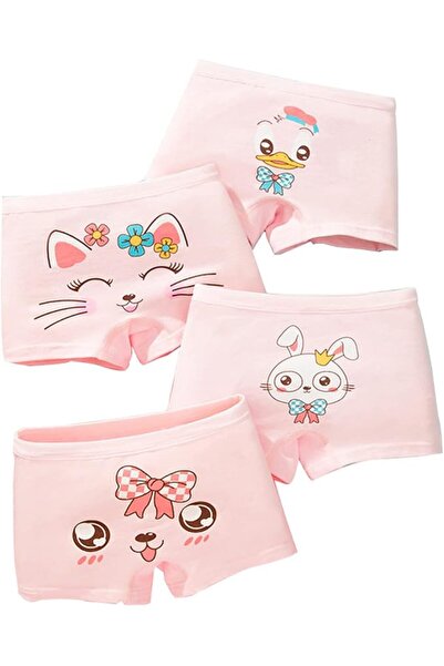 GENERAL Girls Underwear,Toddler Soft Breathable Pure Cotton Boxers Knickers U...