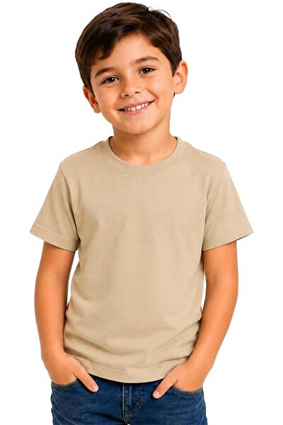 GENERAL Kids Round Neck boys T Shirt 170 GSM Pure Cotton Basic Colors