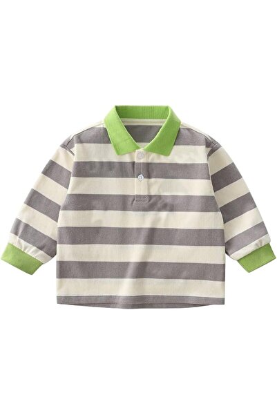 GENERAL L&Wen Boys Long Sleeve Polo Shirt