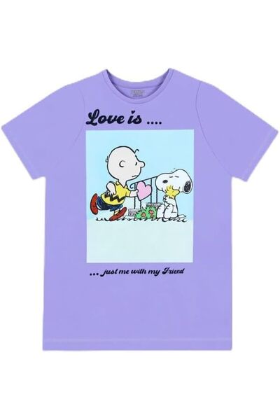 Trucare Girls Peanuts Kids Girls Short Sleeves T-Shirt Western (pack of 1)