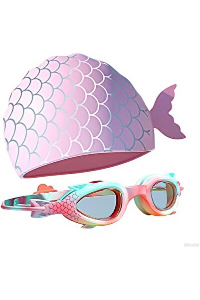 Bukela Kids Swim Cap Goggles Toddler Swimming No Leaking Swimming Kids Protec...