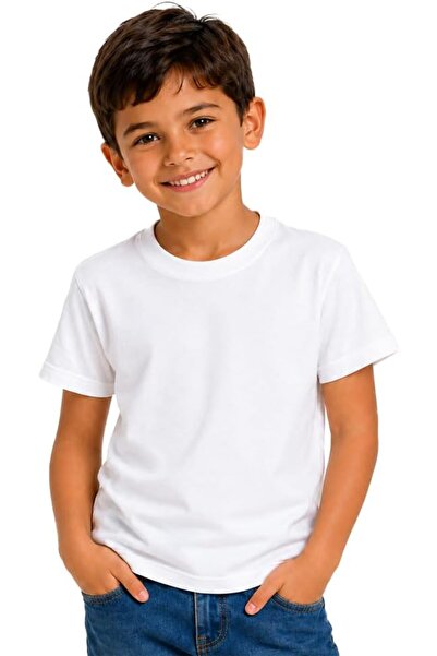 GENERAL Kids Round Neck boys T Shirt 170 GSM Pure Cotton Basic Colors