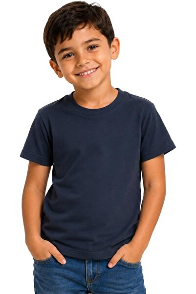 GENERAL Kids Round Neck boys T Shirt 170 GSM Pure Cotton Basic Colors