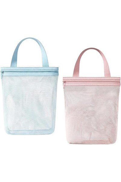 TERRIFI Storage bag for Mesh shower, Quick Dry Portable Toiletry Organizer wi...