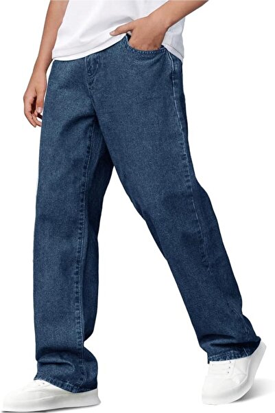 GENERAL Haloumoning Boys Baggy Jeans Kids Casual Straight Leg Loose Fit Denim...