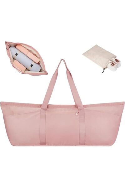 Generic Large Yoga Mat Bag with Shoes Compartment