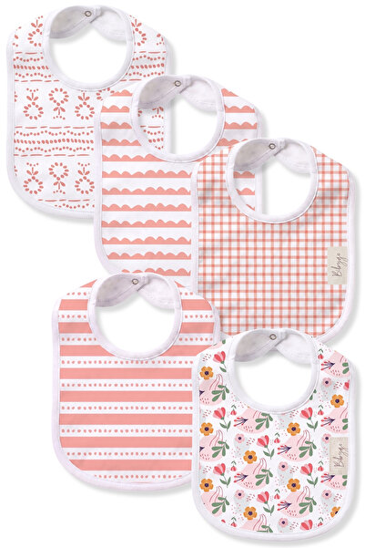 Bebechi 5 Pieces of Double Layered, Snap Fastened 100% Organic Cotton Baby Bi...