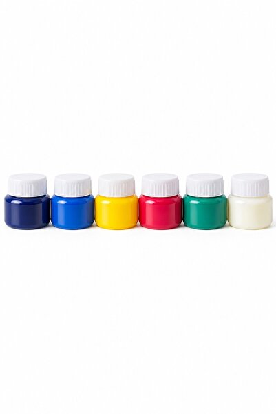 TOYFEST Finger Paint Set 6 Colors Washable Children's Paint 6X30 ml Ages 3+