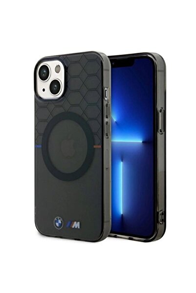 BMW Husă BMHMP14SHGPK iPhone 14 6.1 " gri cu model MagSafe