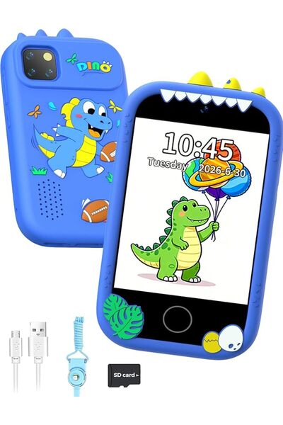 ZONEY Kids Smart Phone, Holiday Birthday Gifts for Boys Age 3-10, Kids Dinosa...