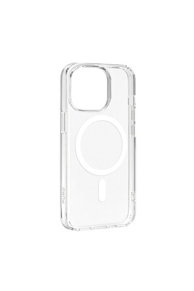 Puro Husă de silicon Lite Mag MagSafe pentru iPhone 15 Pro Max - Transparentă