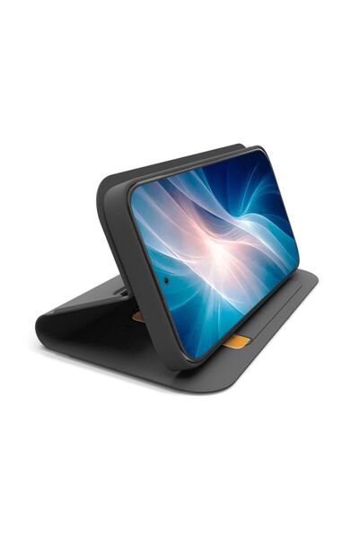 SBS Husă tip portofel netedă cu clapetă pentru Samsung Galaxy A57 - Negru