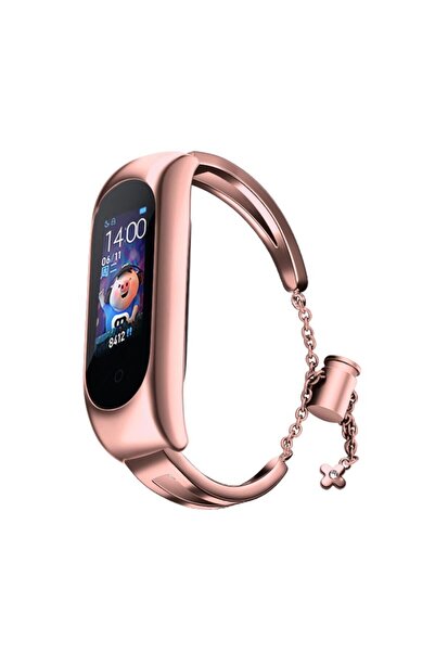Hurtel Brățară metalică pentru Xiaomi Mi Band 3 / 4 / 5 / 6 - roz