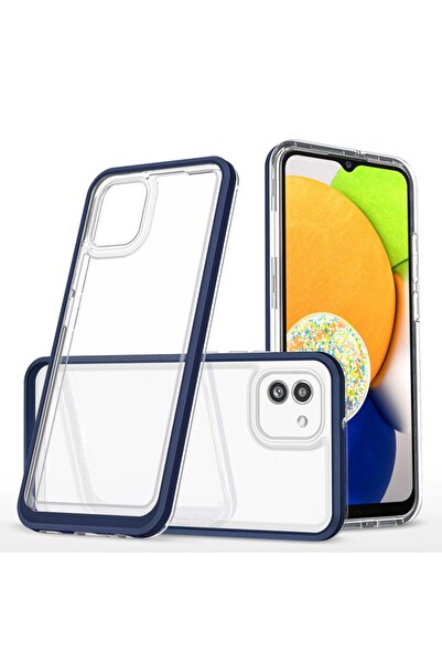 Hurtel Husă transparentă 3 în 1 pentru Samsung Galaxy A03, carcasă silicon cu...