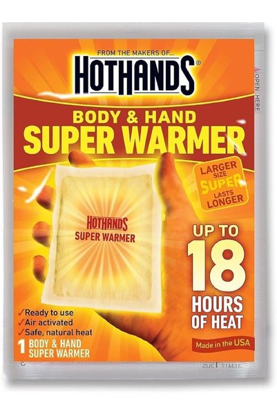 Hothands Body and Hand Super Warmer, 18 Hours of Heat Freshly Packed, 8 Count
