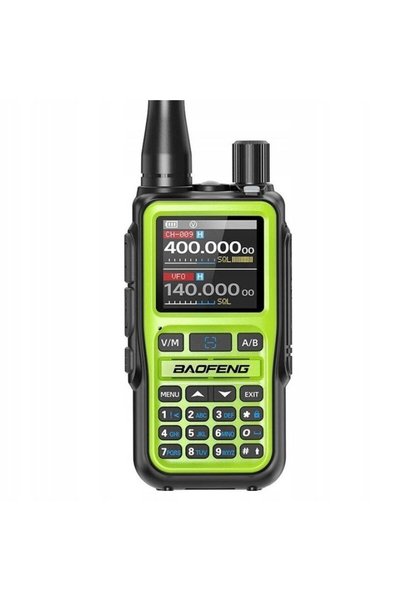 BAOFENG UV-5R EU MINI USB-C Bluetooth VHF UHF Radio cu bandă aeriană Verde (a...