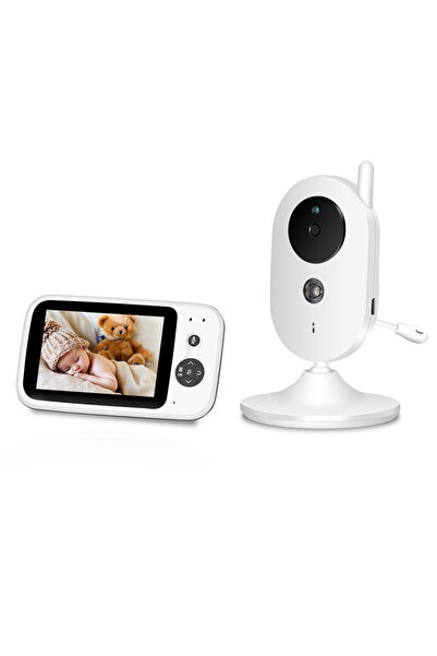 HAWIRE Camera supraveghere pentru bebelusi HAWIRE, Ecran HD 3.2 inch, Vedere ...