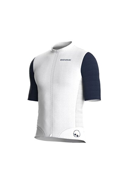 Biemme Tricou NATURE alb și bleumarin 3XL