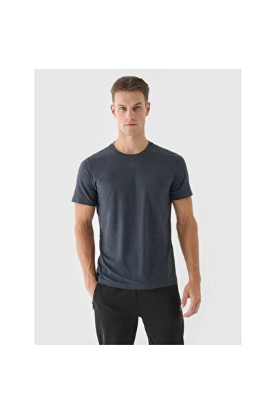 4F Tricou de antrenament pentru bărbați, cu uscare rapidă, croială normală 4F...