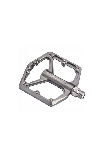 ROCKBROS Pedale de bicicletă argintii tip platformă