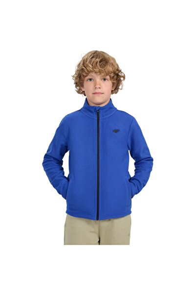 4F Fleece pentru băieți M413 cobalt 4FJWAW25TFLEM413 36S