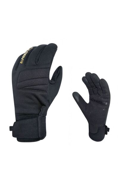 CHIBA Mănuși CLASSIC Negre și Aurii 3XL
