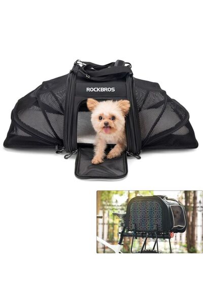 ROCKBROS Geantă de transport pentru animale de companie pe bicicletă