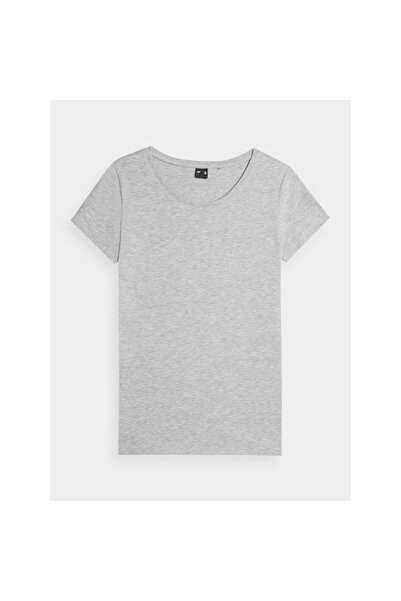 4F Tricou simplu de damă, croială normală 4FMM00TTSHF731-27M