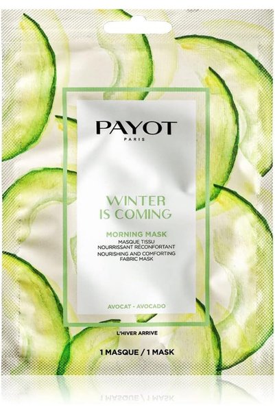 Payot قناع ورقي مغذي ومريح للصباح من وينتر إز كومينج، 15 قطعة