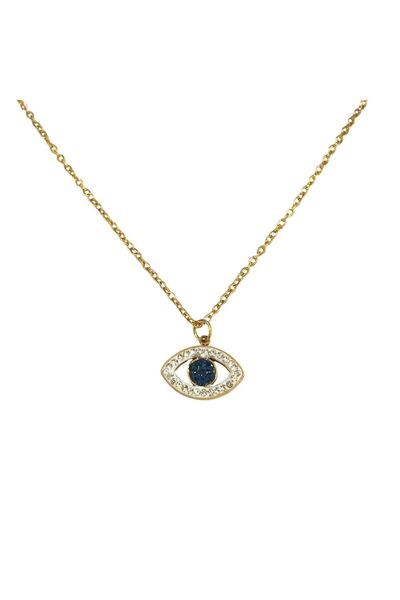 MOMOCA Κολιέ Evil Eye A1316 Χρυσό