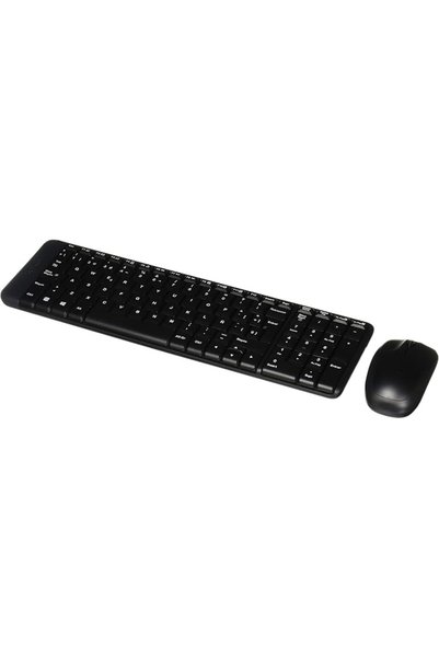 logitech g1 لوحة مفاتيح وماوس لاسلكيان من لوجيتك MK220 باللغتين الإنجليزية وا...