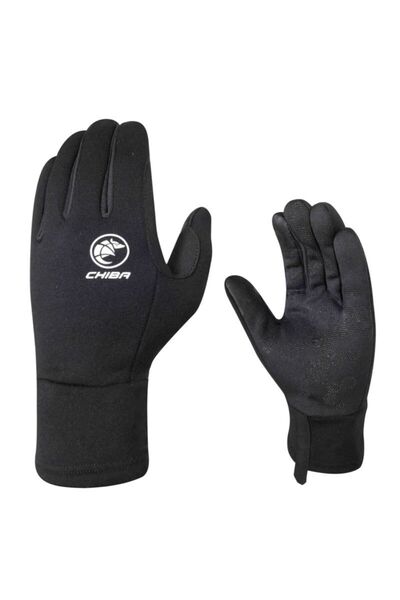CHIBA Mănuși din polar fleece negre L