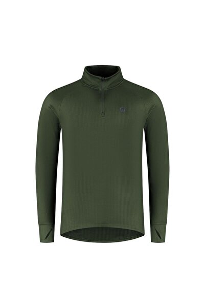 Rogelli Hanorac de alergare ESSENTIAL verde 3XL