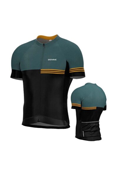 Biemme Tricou TERRA negru și verde M