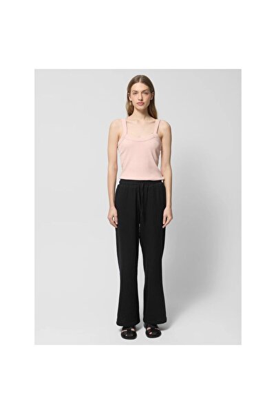 Outhorn Pantaloni de damă din muselină de bumbac OTHWSS24TTROF1017-20S