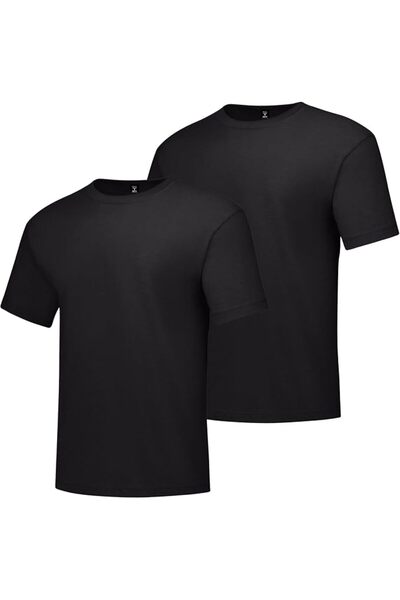 HANES Men's Size Tall Short-Sleeve Beefy T-Shirt (Pack of Two)
