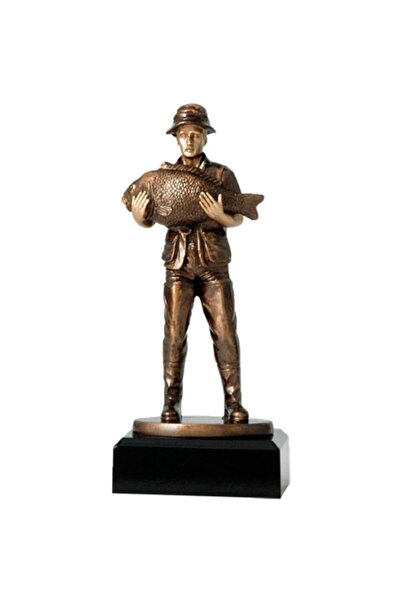 TRYUMF Figurină turnată - pescar RFXR17511/BR