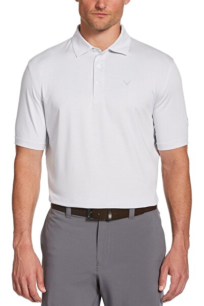 Callaway mens Fine Line Stripe Short Sleeve Golf Polo Shirt Polo Shirt (pack ...